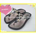 Alta qualidade diament chinelo sapatos design, pvc ar sopro chinelo, pvc sapatos planos,